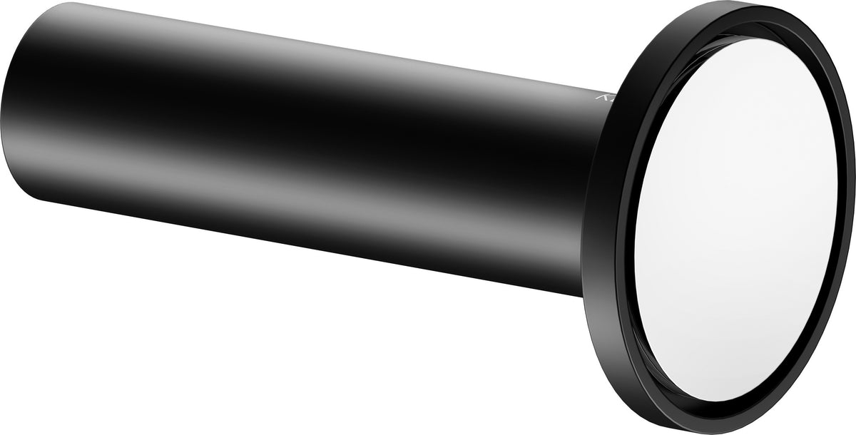 KEUCO REVA Ersatzrollenhalter schwarz matt – Wandmontage, Metall, zum Kleben oder Schrauben