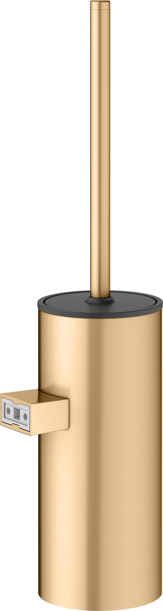 KEUCO Collection Moll Toilettenbürstengarnitur Wand verchromt/weiß – Wandmontage mit Deckel