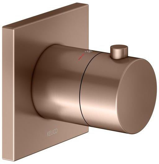 KEUCO IXMO Thermostatarmatur Unterputz rund verchromt – mit Sicherheitssperre bei 38 °C