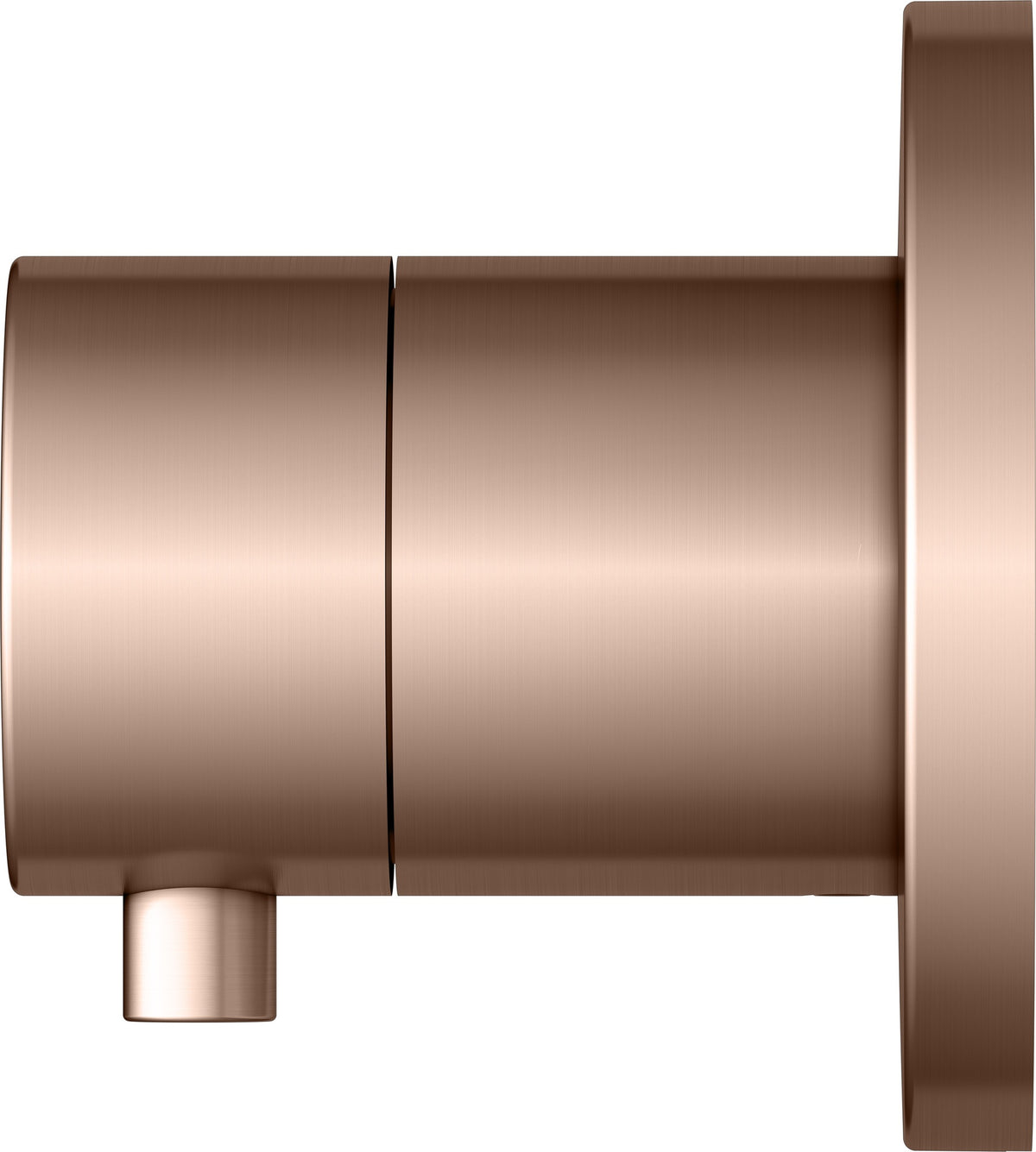 KEUCO IXMO Comfort 2-Wege Umstellventil Unterputz DN15 – Messing gebürstet, rund