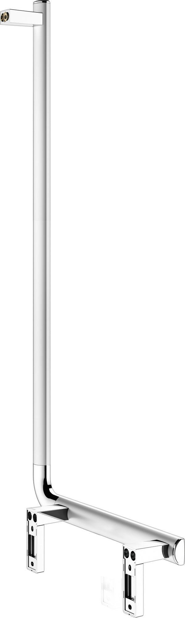 KEUCO AXESS Winkelgriff 90° rechts 520/1090 mm verchromt – Barrierefreier Halt für Bad und WC