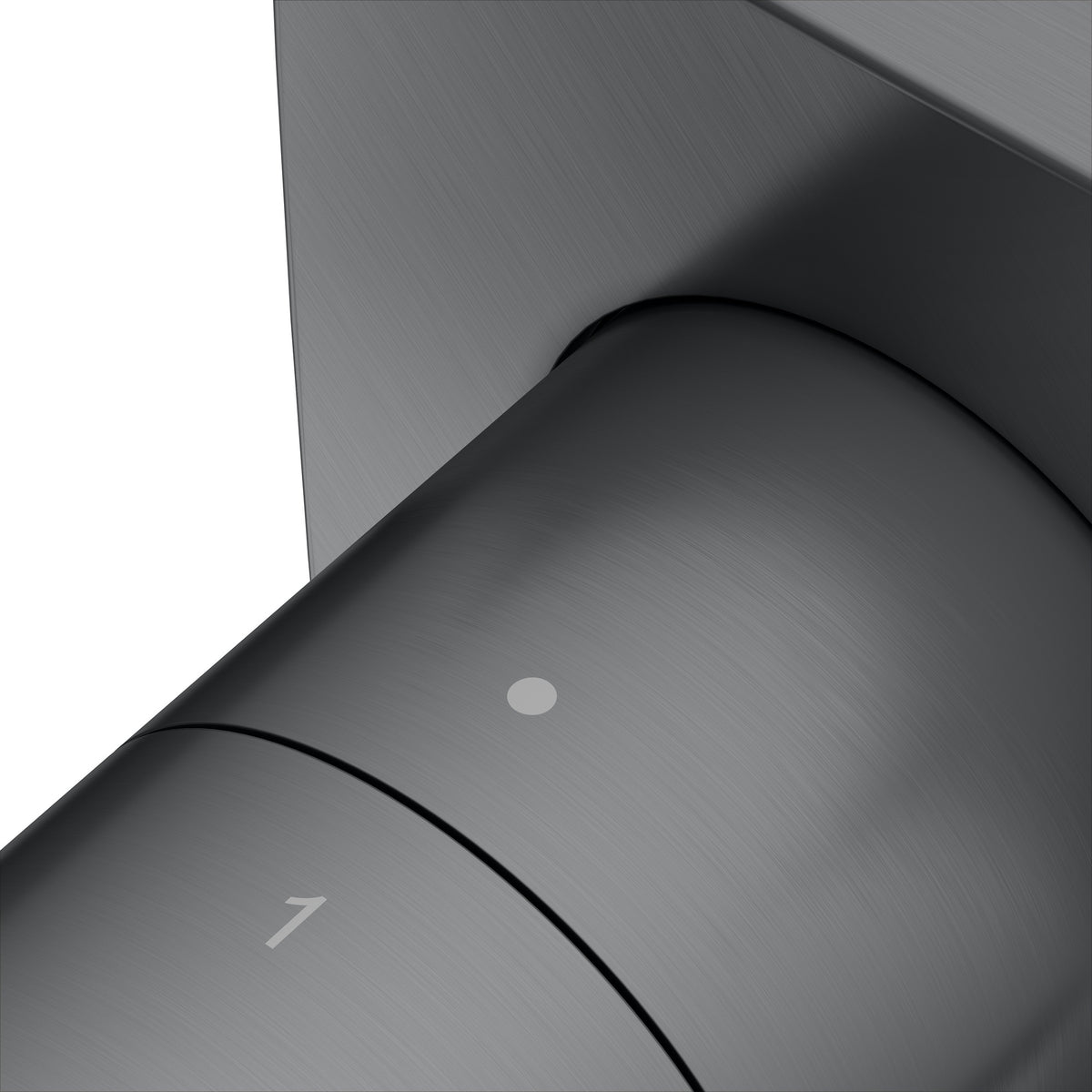 KEUCO IXMO Comfort 2-Wege Umstellventil eckig Bronze gebürstet mit Schlauchanschluss