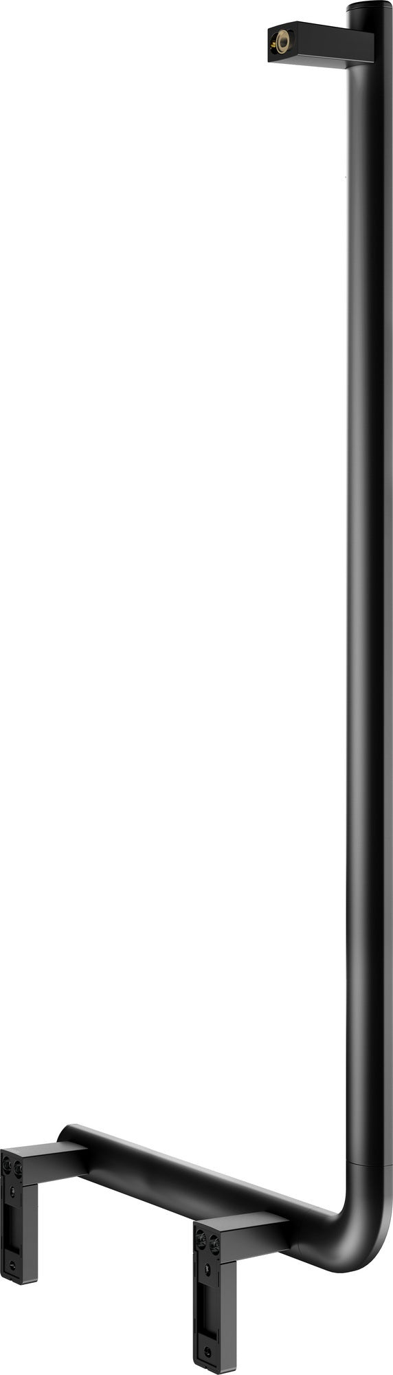 KEUCO AXESS Winkelgriff 90° rechts 520/1090 mm verchromt – Barrierefreier Halt für Bad und WC
