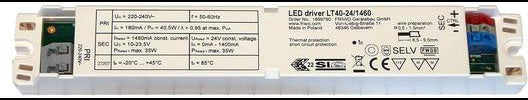 KEUCO Konverter für LED Ersatzteile SPS 90107 220-240V/24V/60W 240x30x21mm