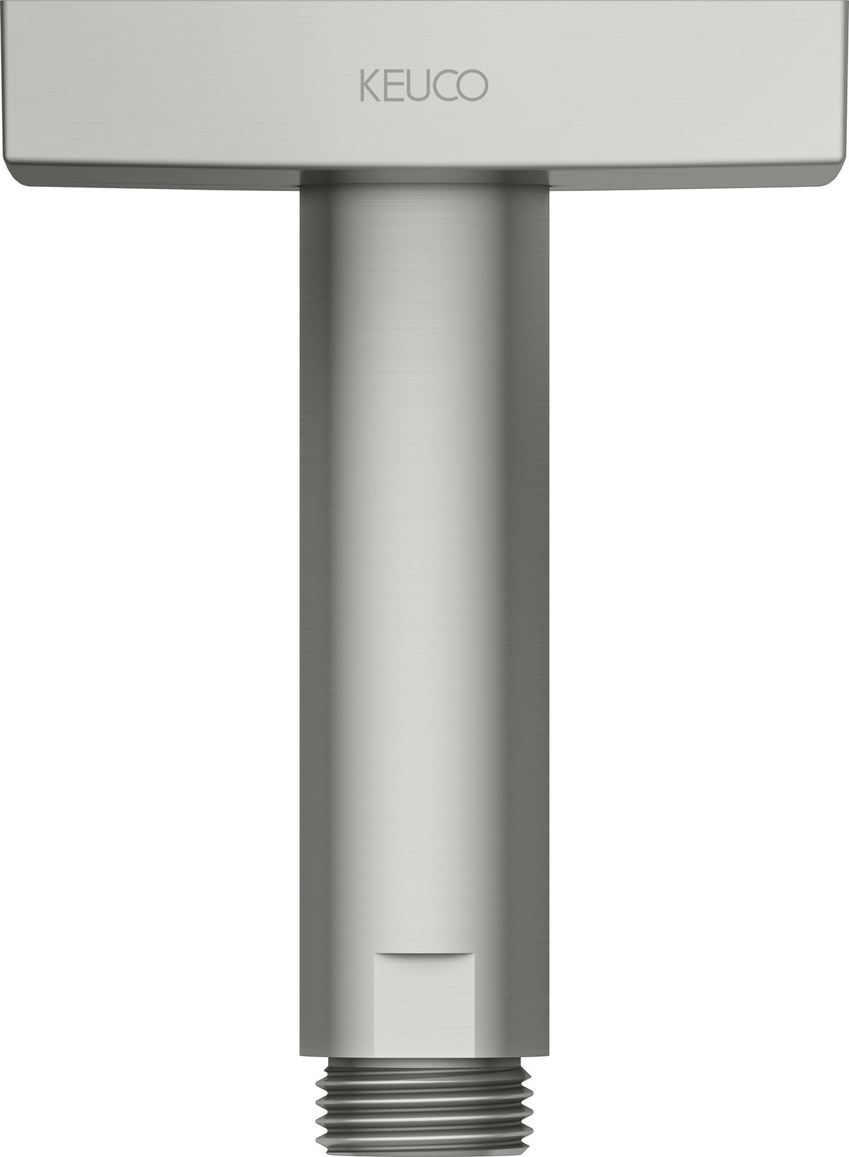 KEUCO Brausearm Edition 300 Deckenanschluss 100 mm verchromt – Eckige Form für moderne Duschen