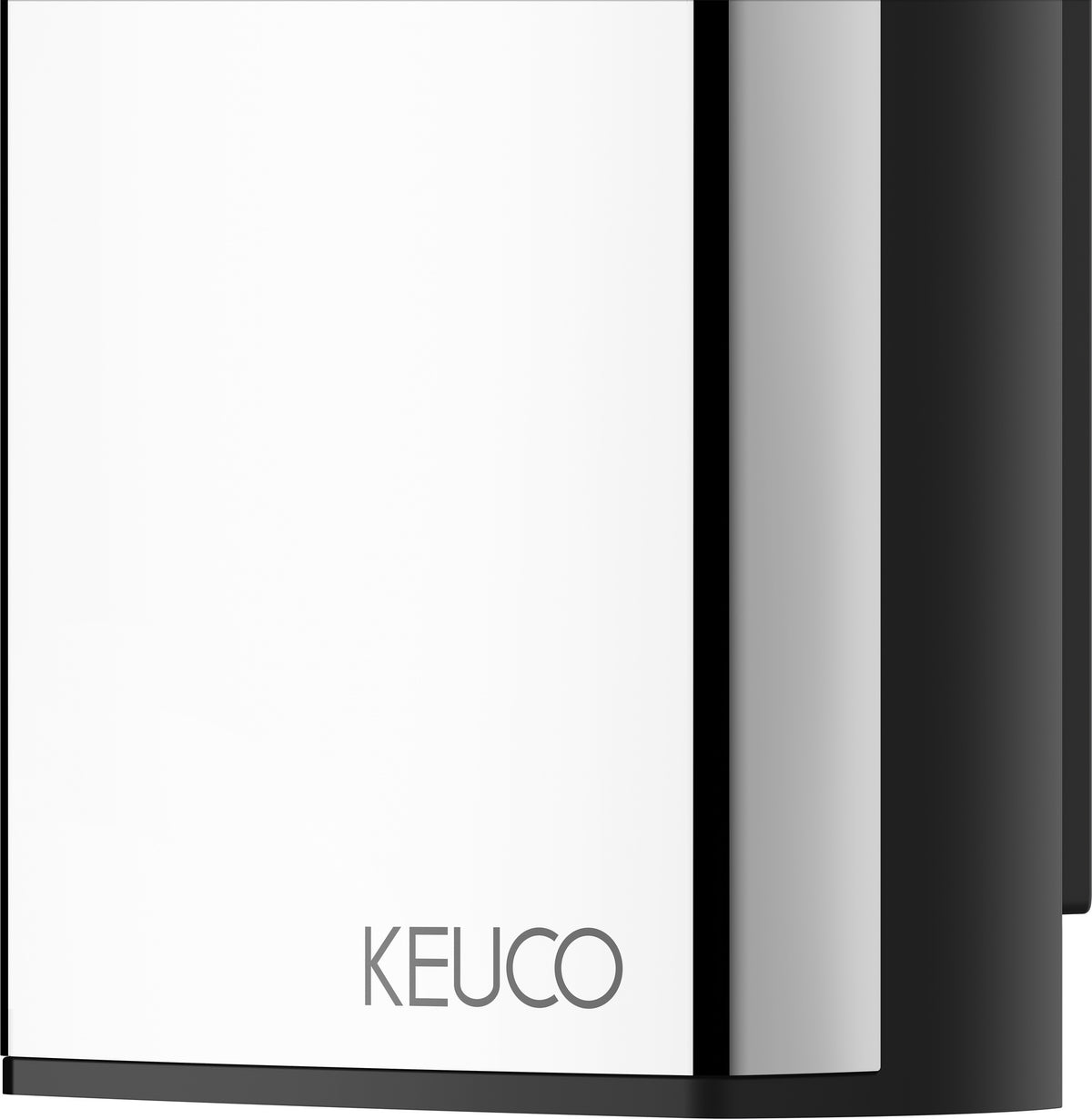 KEUCO AXESS Brausehalter 35010 höhenverstellbar schwarz matt – flexible Duschkopfhalterung