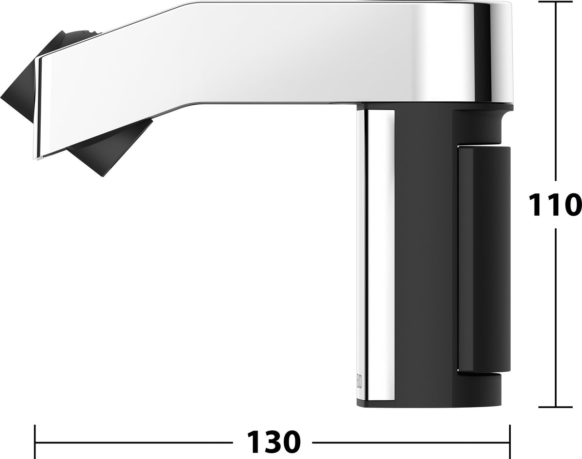 KEUCO AXESS Brausehalter 35010 höhenverstellbar schwarz matt – flexible Duschkopfhalterung