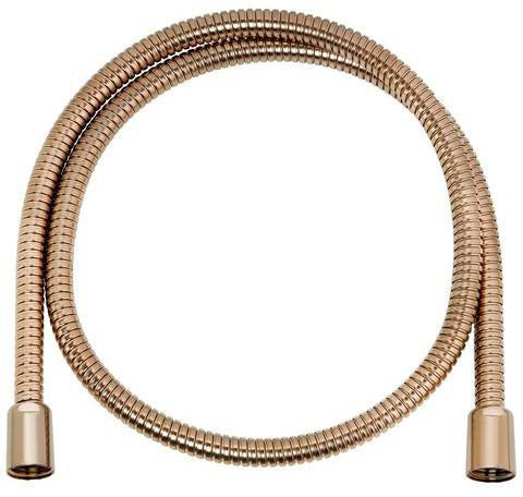 KEUCO Brauseschlauch 1250 mm Bronze gebürstet – Metall, beidseitig konische Mutter, verdrehgesichert