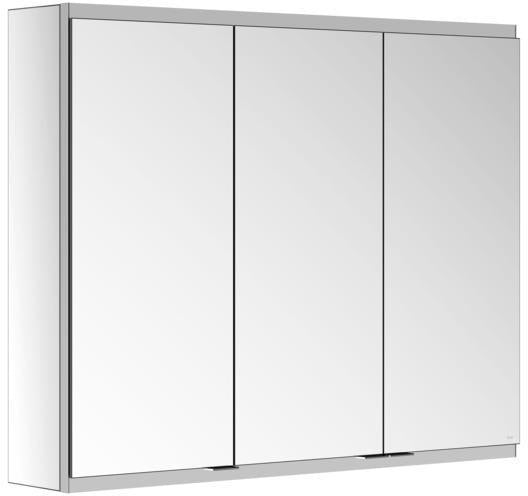 KEUCO Royal Modular 2.0 Spiegelschrank 900 mm, 3 Türen, 1 Steckdose, USB, silber-eloxiert