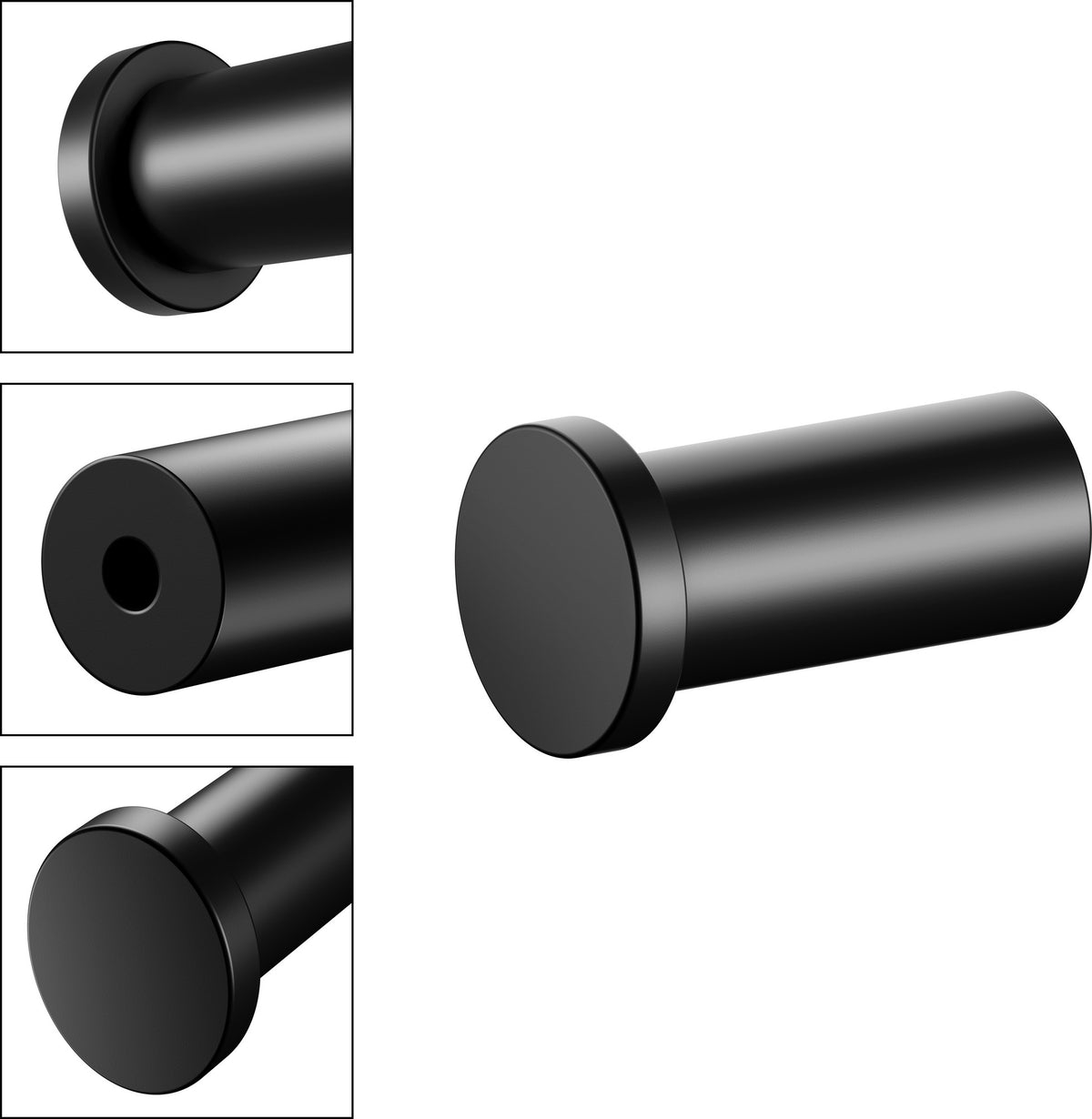 KEUCO Plan Handtuchhaken 38 mm verchromt – Wandmontage Einfachhaken aus Metall