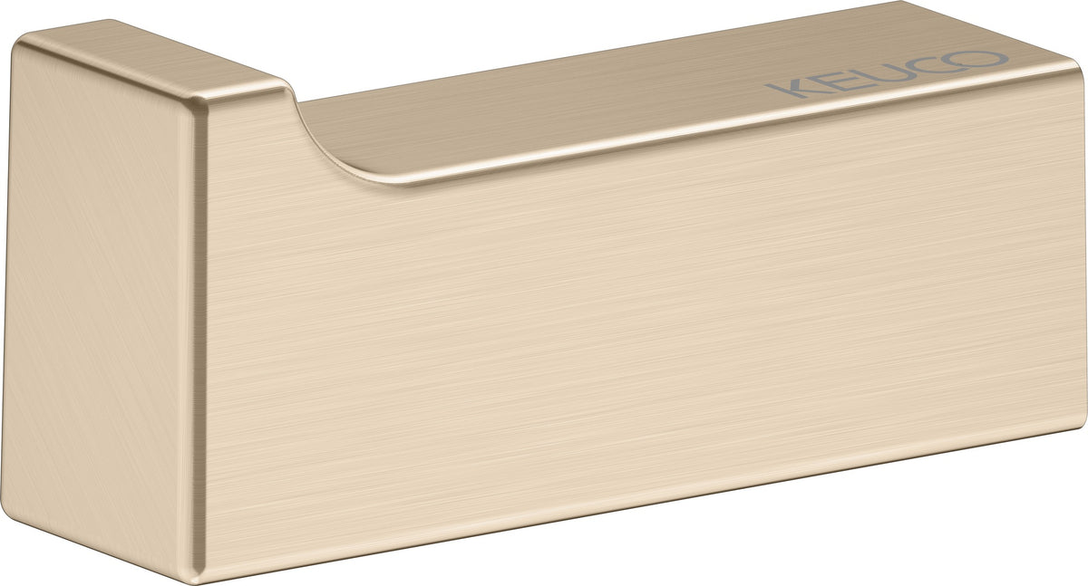 KEUCO Handtuchhaken Edition 11 11114 – Verchromter Einfachhaken, 47 mm, Wandmontage