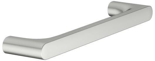 KEUCO Edition 400 Haltegriff 350 mm Nickel gebürstet – Wandmontage, 115 kg Belastbarkeit