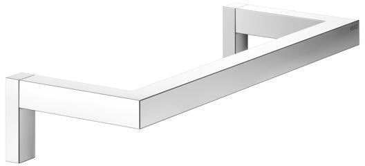 KEUCO Handtuchring Edition 90 Square, verchromt, eckig, Wandmontage, 320 mm