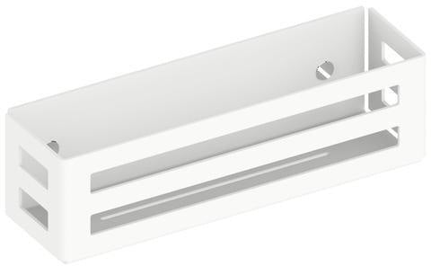 KEUCO Seifenkorb 24954, 320 x 93 x 90 mm, schwarz matt, Aluminium, mit Ablaufschlitzen