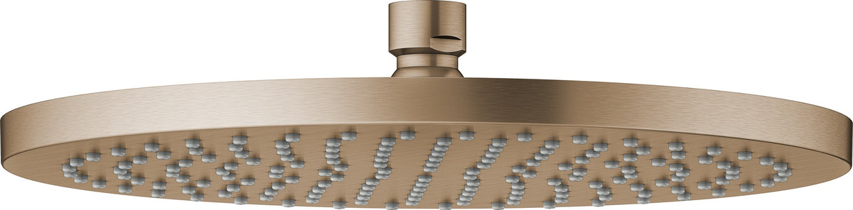 KEUCO Kopfbrause rund 250 mm Bronze gebürstet – Edle Duschkopf-Brause