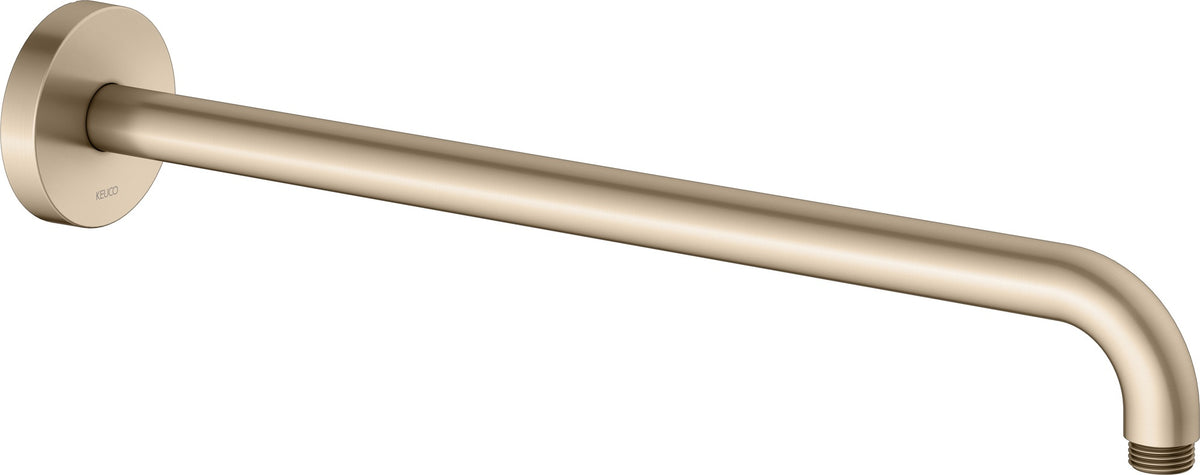 KEUCO Brausearm Elegance 51688, Wandanschluss, 300 mm, verchromt – Edles Design für Ihr Badezimmer