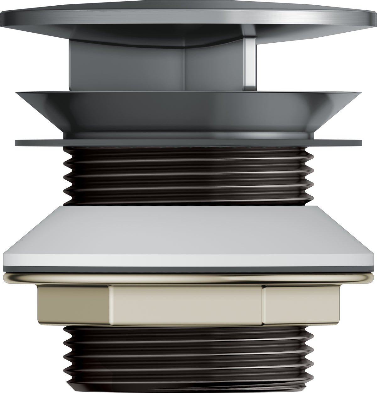 KEUCO Schaftventil G 1 1/4 mit Haube, verchromt – Armaturenzubehör 59904