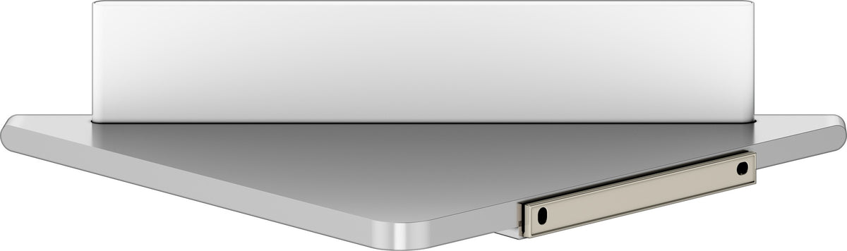 KEUCO Eckduschablage Edition 400 11557, Aluminium silber-eloxiert