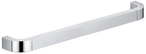 KEUCO Edition 300 Badetuchhalter 600 mm verchromt – eckiges Design, Wandmontage