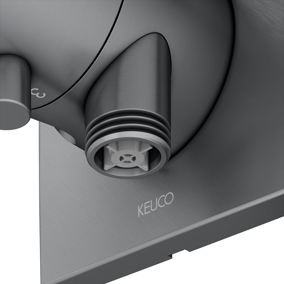 KEUCO IXMO Comfort 3-Wege Umstellventil Unterputz eckig Bronze gebürstet