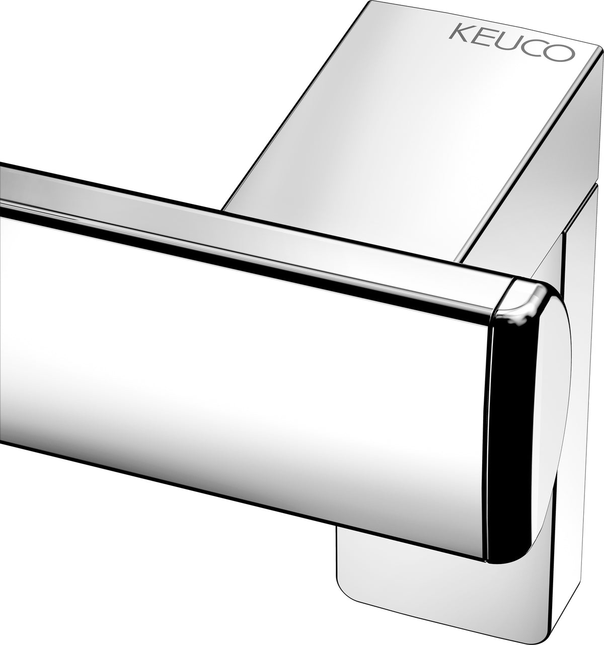 KEUCO AXESS Winkelgriff 90° rechts 520/1090 mm verchromt – Barrierefreier Halt für Bad und WC