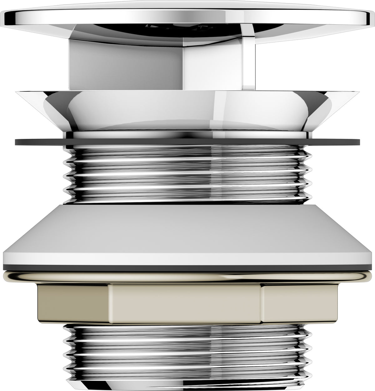 KEUCO Schaftventil G 1 1/4 mit Haube, verchromt – Armaturenzubehör 59904