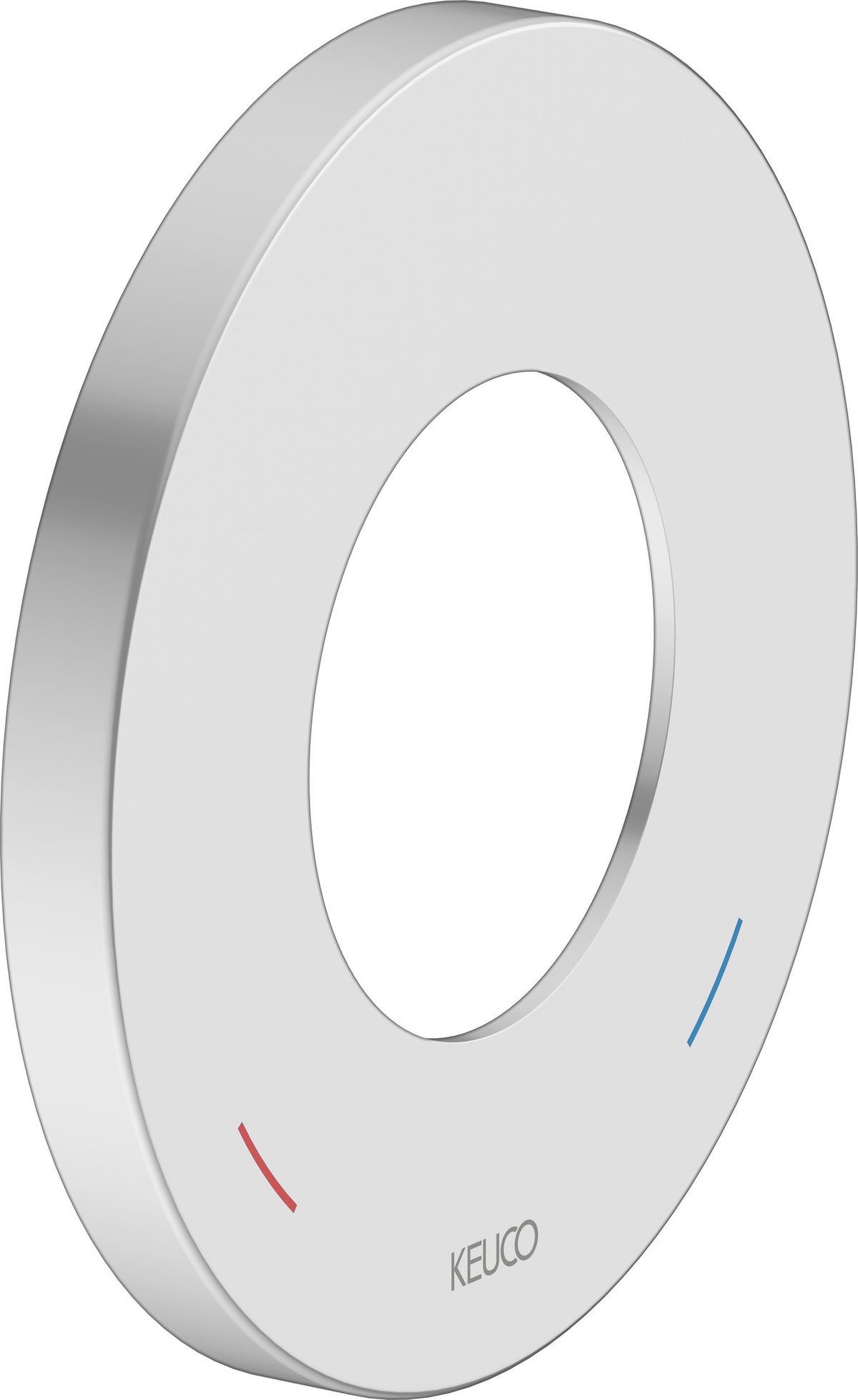 KEUCO IXMO Wandrosette EHM, rund, 105 mm, verchromt – Messing-Armaturenrosette