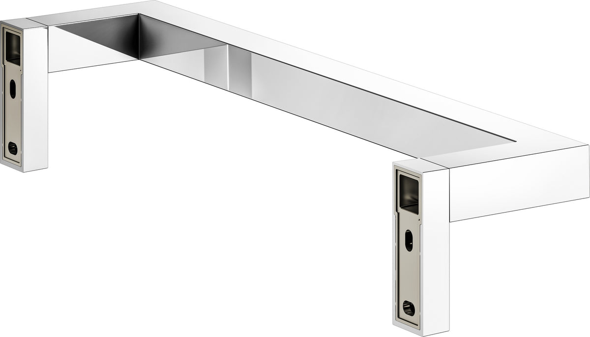 KEUCO Haltegriff Edition 90 Square 320 mm verchromt – Wandmontage, Belastbarkeit 115 kg