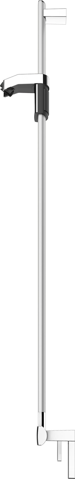 KEUCO Duschhandlauf AXESS 35014, silber-eloxiert, 1000/1301 mm, mit Brausestange