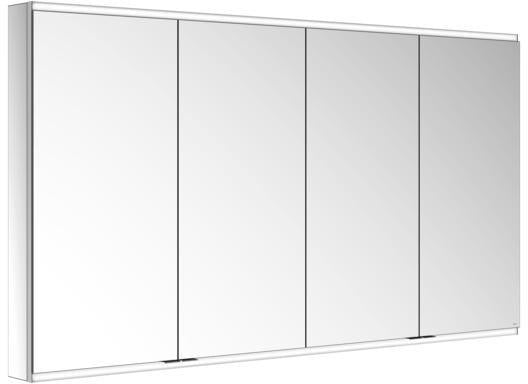 KEUCO Royal Modular 2.0 Spiegelschrank 1700 mm beleuchtet, silber-eloxiert, 4 Türen, Wandvorbau