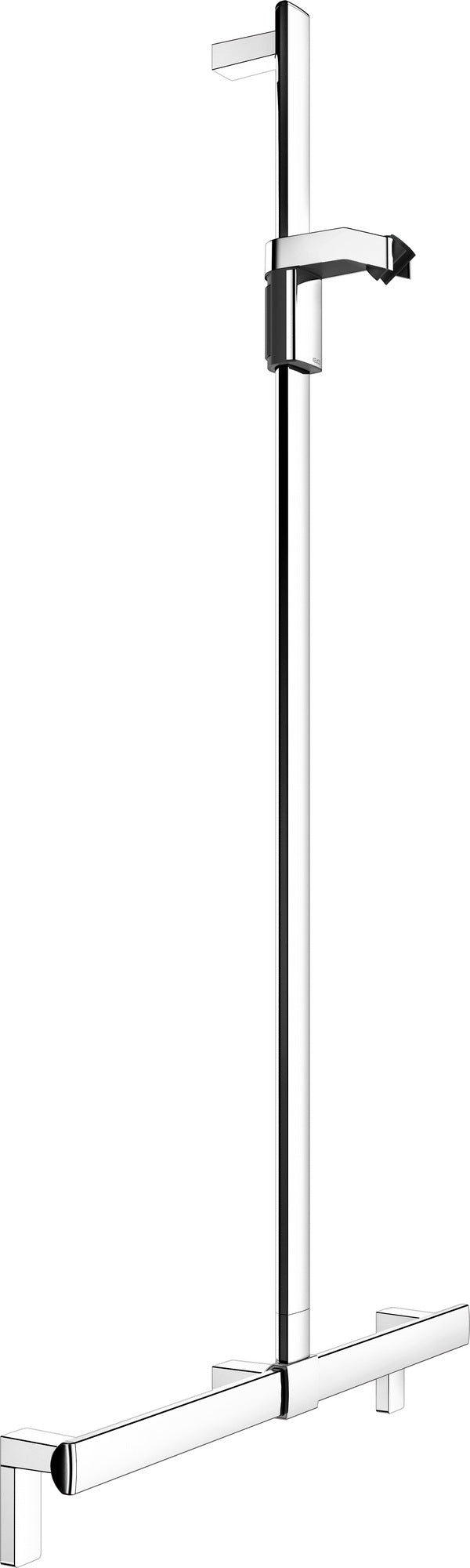 KEUCO Duschhandlauf AXESS 35014, silber-eloxiert, 1000/1301 mm, mit Brausestange