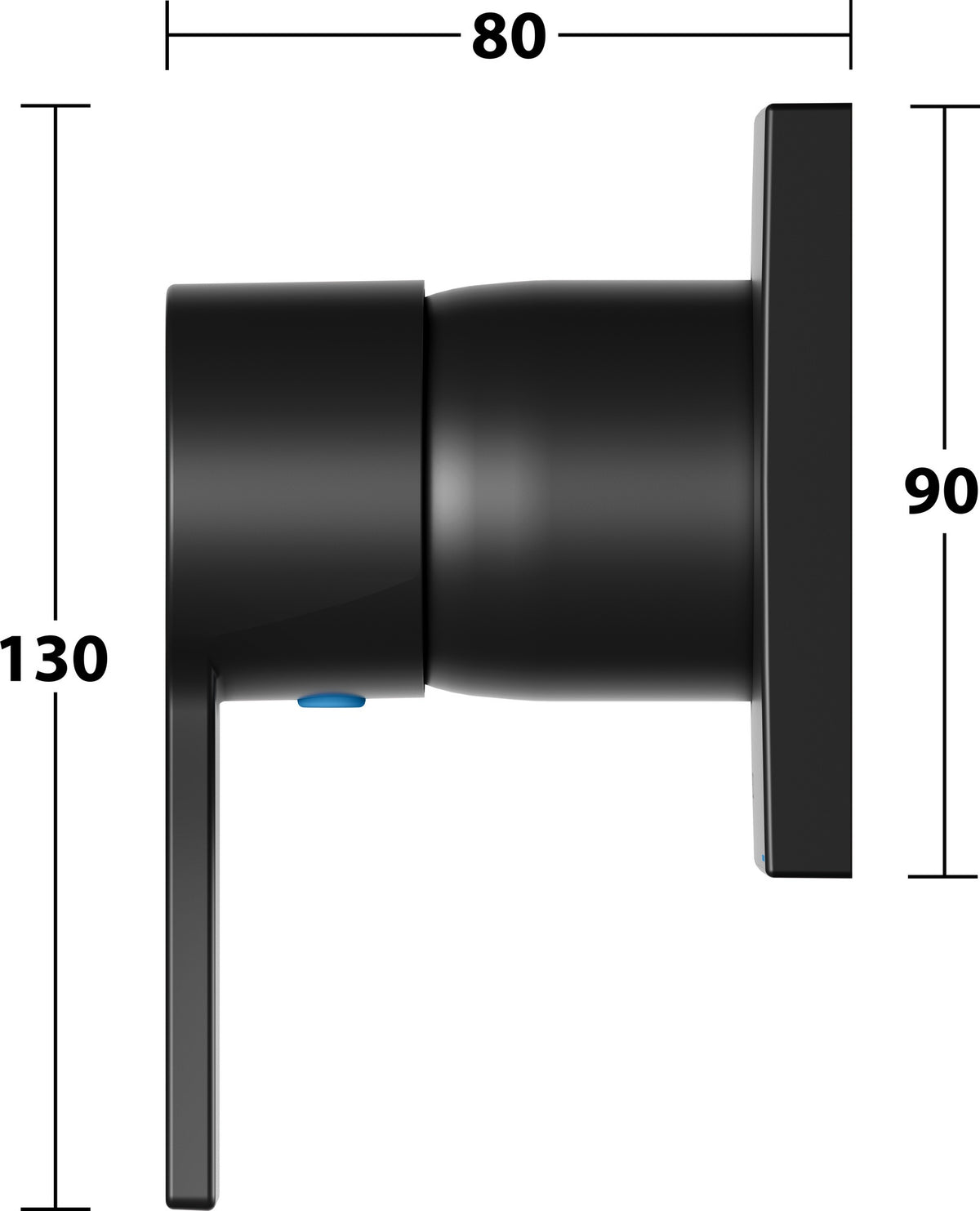 KEUCO Edition 11 Einhebelmischer Unterputz verchromt – Fertigmontageset für Grundkörper 59951000070