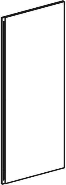 Geberit Acanto Tür unten für Hochschrank, weiß – 38 cm Breite