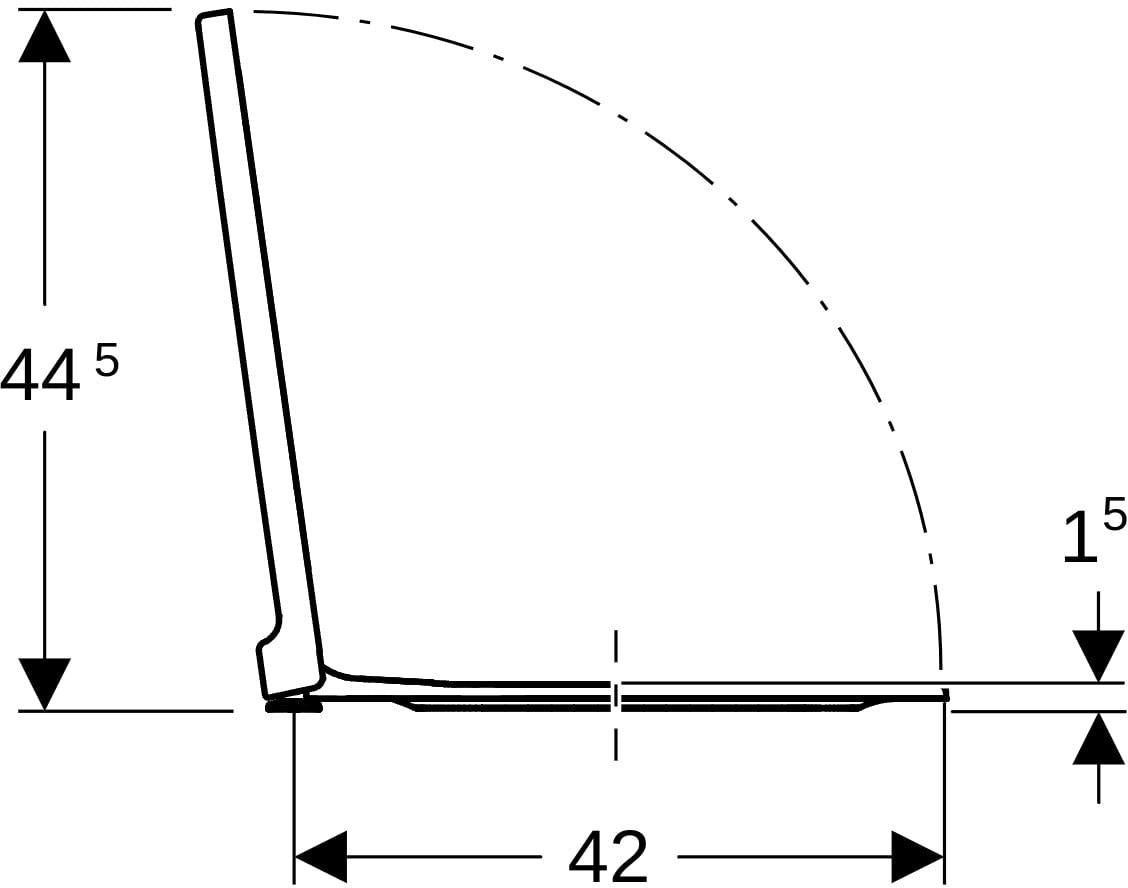 Geberit Xeno2 WC-Sitz mit Absenkautomatik & Quick Release – Weiß Glänzend