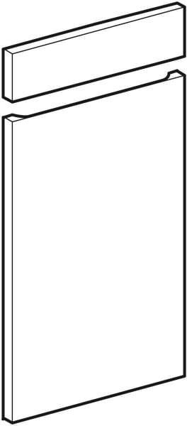 GEBERIT Renova Plan Tür/Front-Set für Unterschrank Handwaschbecken 36 cm Hickory Hell