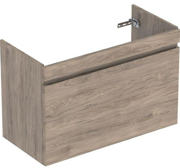 Geberit Renova Plan Waschtischunterschrank Nussbaum hickory mit Schublade & Innenschublade