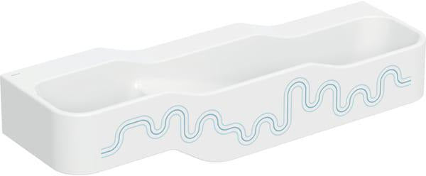 Geberit Bambini Spiel- und Waschlandschaft 140 cm, 3 Waschplätze, ohne Hahnloch, weiß