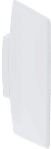 Geberit Basic Urinaltrennwand Kunststoff weiß-alpin 44 cm x 74 cm mit Befestigungsmaterial