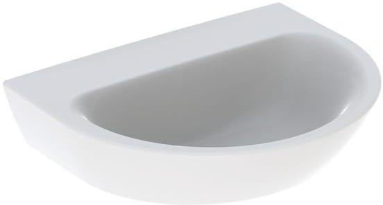 GEBERIT Renova Handwaschbecken 45x36 cm ohne Hahnloch, ohne Überlauf, weiß
