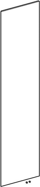 GEBERIT iCon Tür für Hochschrank 45x180 cm weiß hochglänzend mit Innenspiegel