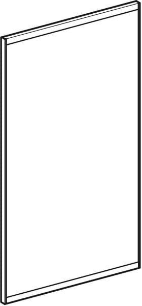 Geberit Option Plus Lichtspiegel 40x70 cm, direkte & indirekte LED-Beleuchtung, Aluminium eloxiert