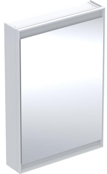 Geberit ONE Spiegelschrank mit ComfortLight, 1 Tür links, 60x90x15 cm, weiß