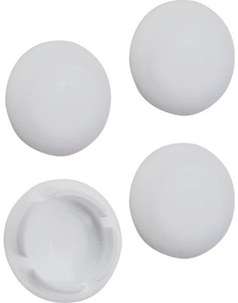 GEBERIT Set Deckkappen, weiß – 4 Stück Abdeckkappen für Sanitärbereich