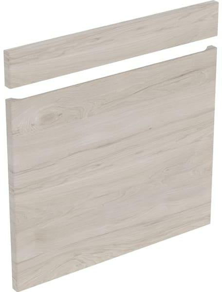 Geberit Renova Plan Schubladen-/Front-Set 55 cm in Nussbaum Hickory Hell für Möbelwaschtisch