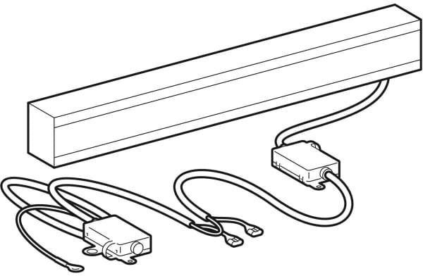 GEBERIT Xeno2 LED Reparaturset Lichtspiegel Lichtleiste 40 cm