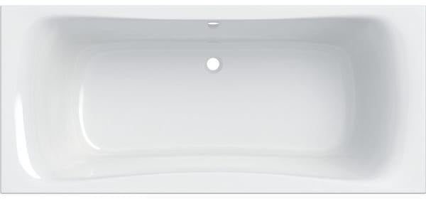 Geberit Renova Rechteckbadewanne Duo 180x80cm weiß – 2-Sitzer mit Überlauf