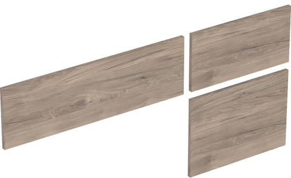 Geberit VariForm Schubladenfront-Set für Waschtisch-Unterschrank, 120 cm, weiß hochglänzend, 3 Schubladen