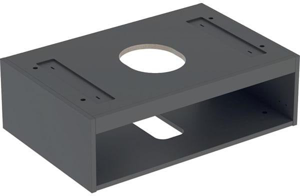 Geberit VariForm Korpus für Aufsatzwaschtisch, 75 cm, eine Schublade, weiß hochglänzend