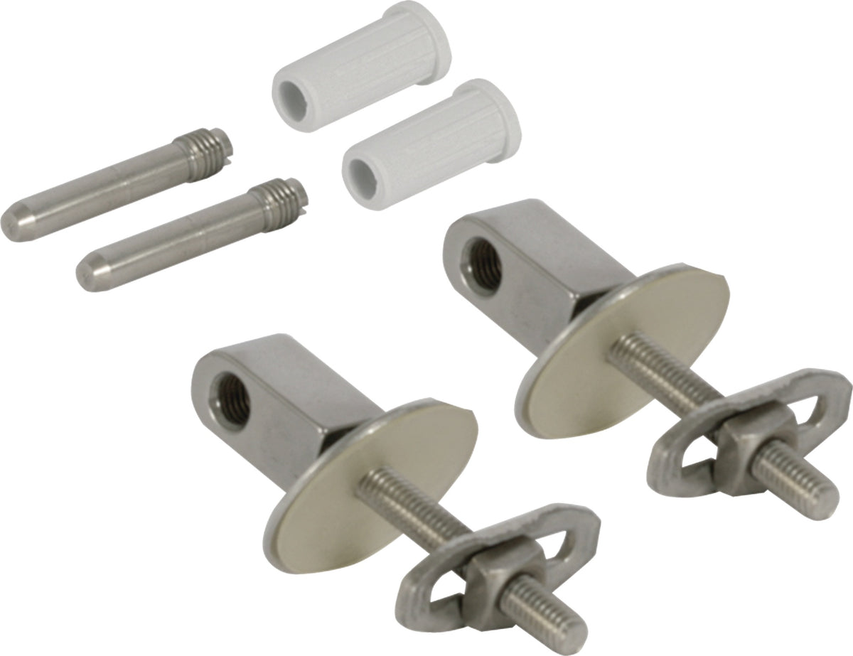 GEBERIT Set Scharniere für WC-Sitz Felino, Edelstahl – 2 Stück