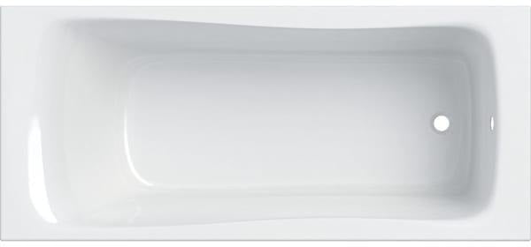 Geberit Renova Rechteckbadewanne 170x75 cm, weiß, Sanitäracryl, mit Überlaufloch